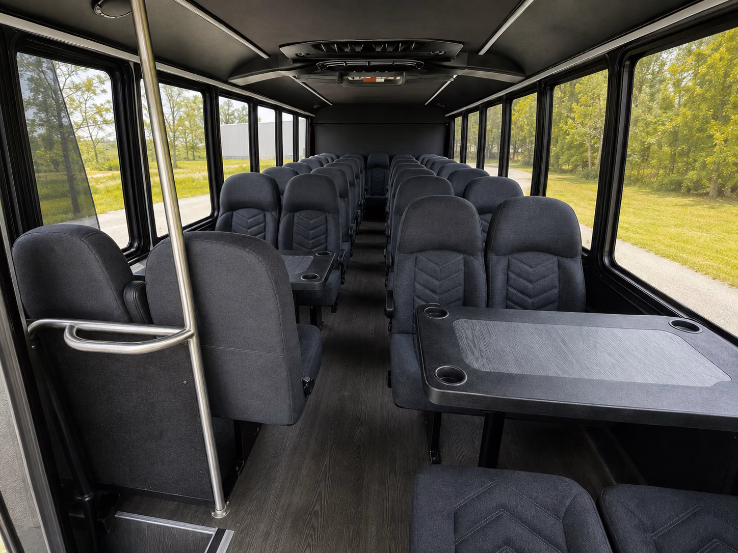 15 passenger minibus interior