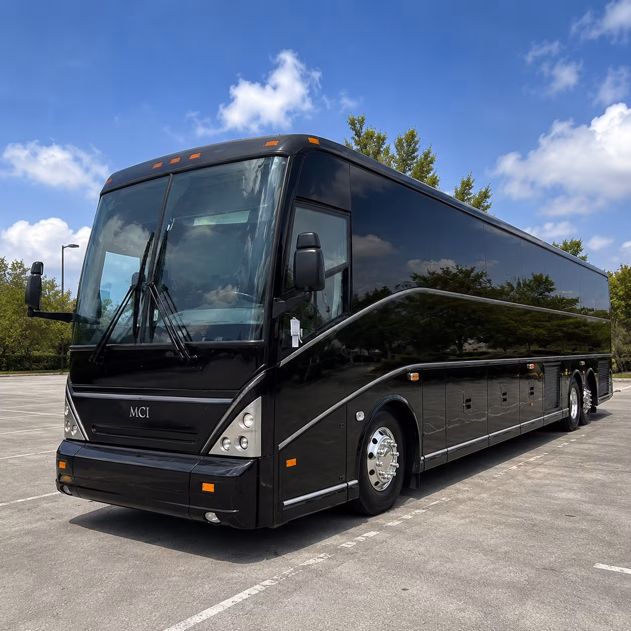 waterbury 56 passenger charter bus