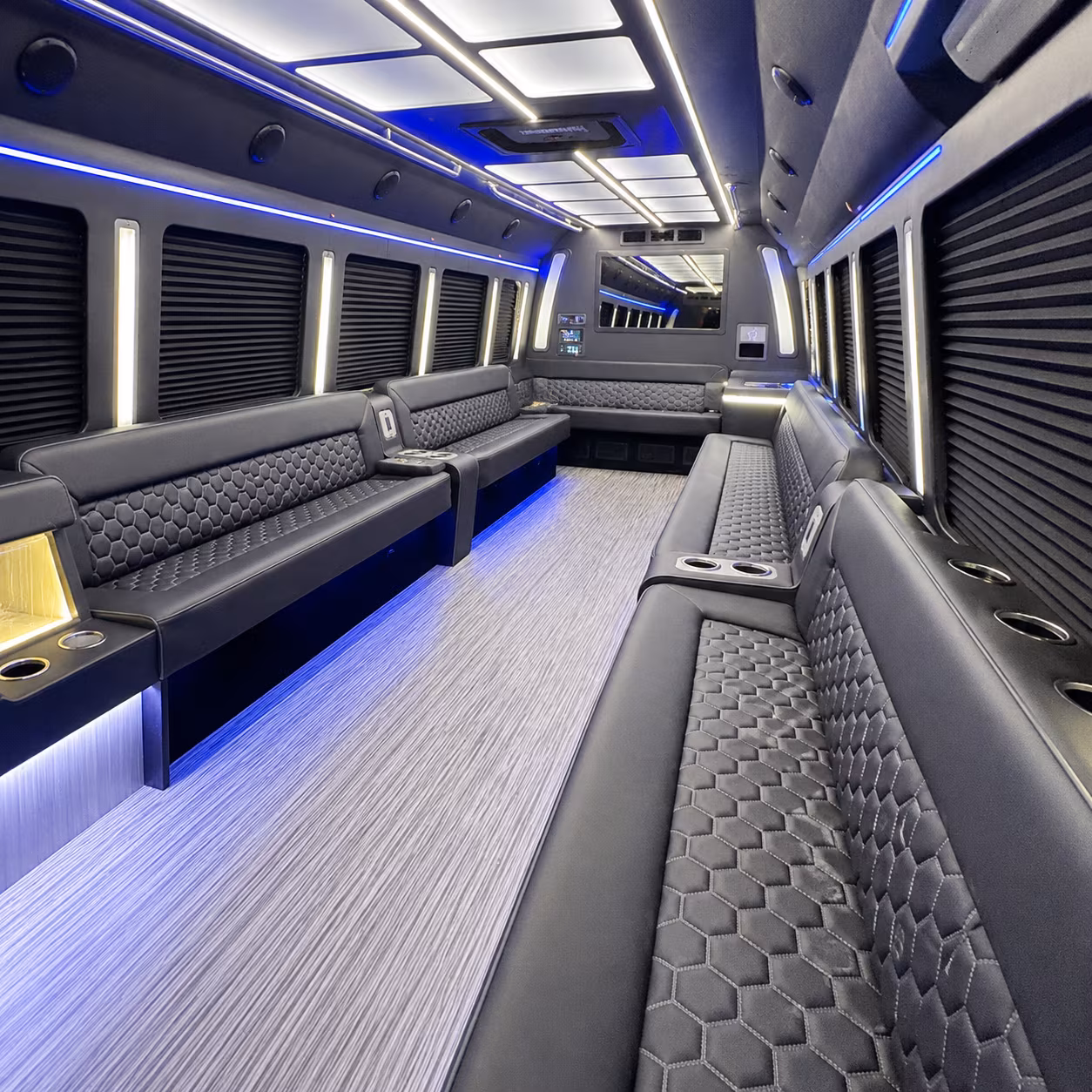 waterbury party bus inside