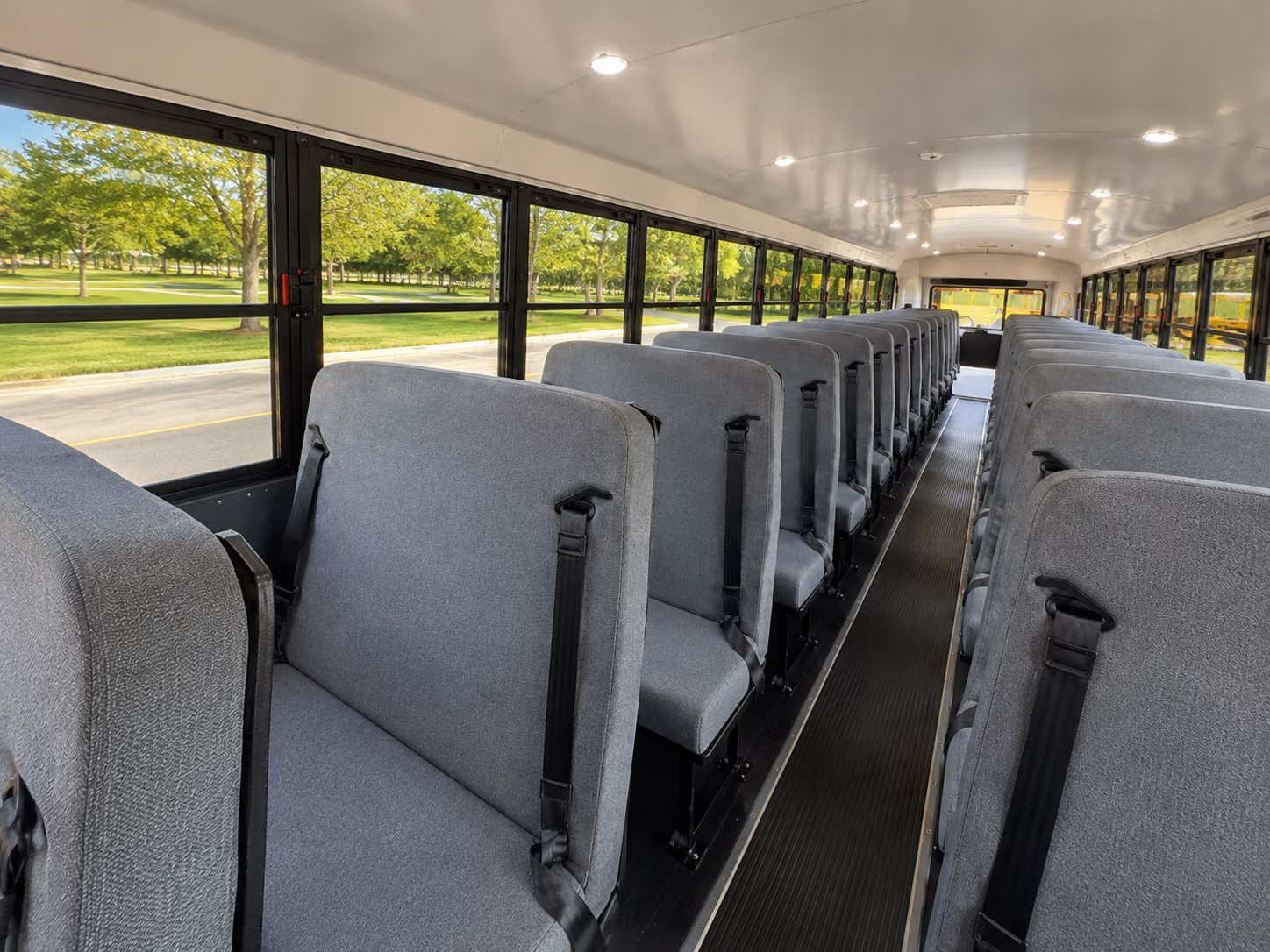 waterbury school bus inside