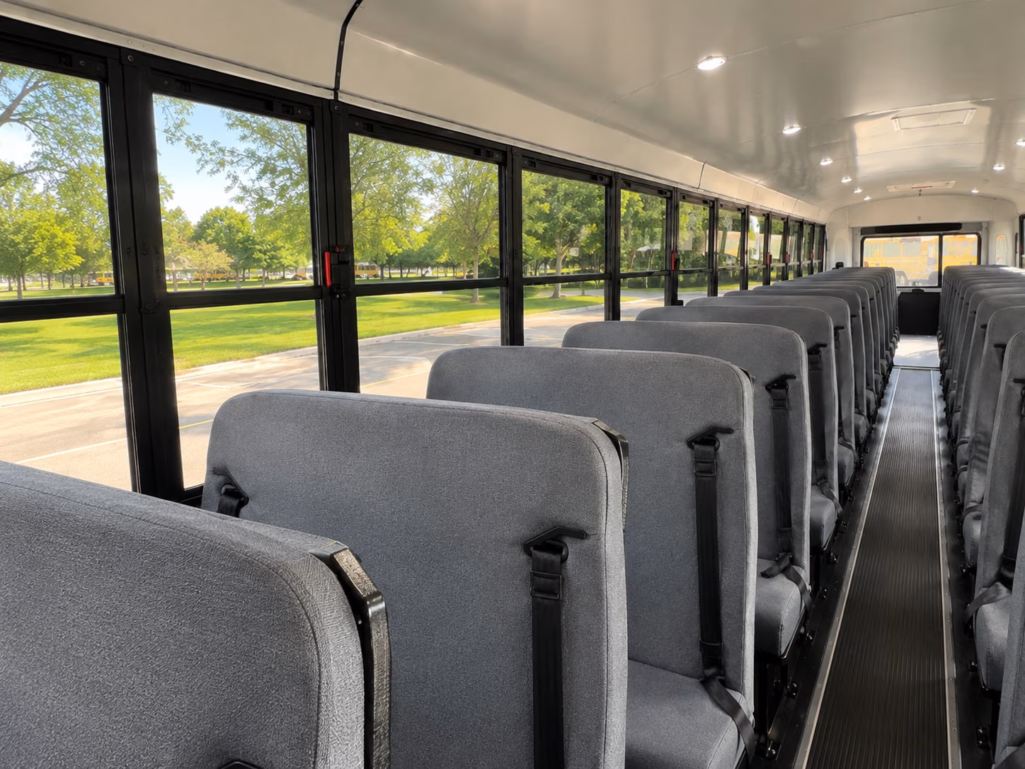waterbury school bus interior