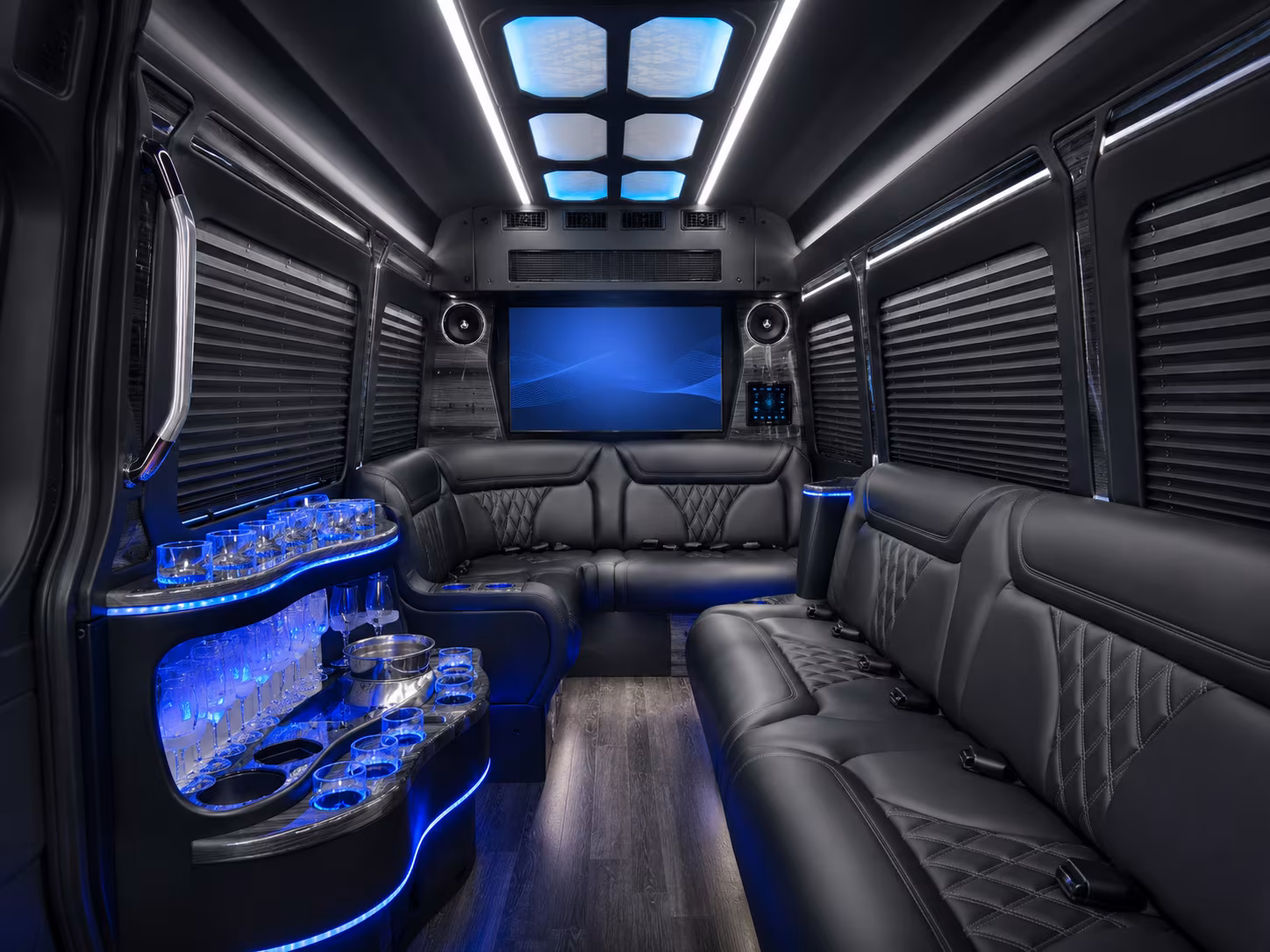 waterbury sprinter limousine inside