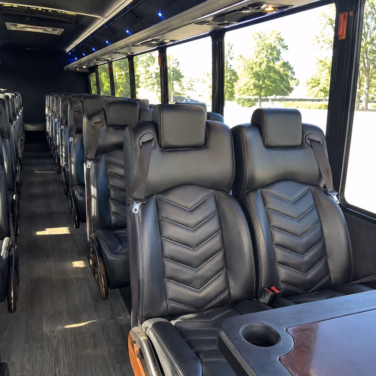 waterbury wedding transportation onboard seating